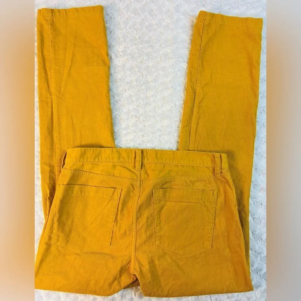 J.Crew Mustard Matchstick Corduroys